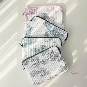 뜨왈 광목 태블릿 파우치 11인치 1P 30수 패턴 가방ssu301