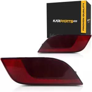 지프 컴퍼스 범퍼 리플렉터 2017-2024 운전석 및 조수석 사이드 페어 리어 CAPA 인증 CH1184106 CH1185106