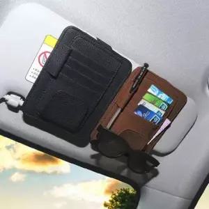 희망 멀티 선바이저 포켓 카드 선글라스 볼펜 수납