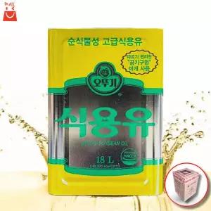 오뚜기 식용유 18L 대두유 콩식용유 콩기름 업소용 14시 이전 주문 강화포장