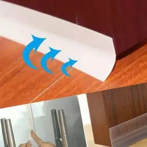 유리문바람막이 냉방 해충유입방지 싱크대틈새막이 바람막이 도어문틀바람막이 아파트외풍차단 베란다샷시바람막이 방지 E1WB7285F8