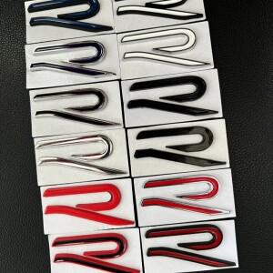 폭스바겐 VW R 라인 골프 8 비틀 시로코 파사트 샤란 티구안 제타 트렁크 스티커 펜더 사이드 배지용 금속