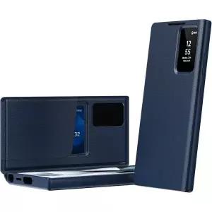 스마트폰 케이스 삼성 갤럭시 S26 울트라/S26 /S26용 슬림 속이 빈 플립 월렛 가죽 커버 카메라 보호 비즈