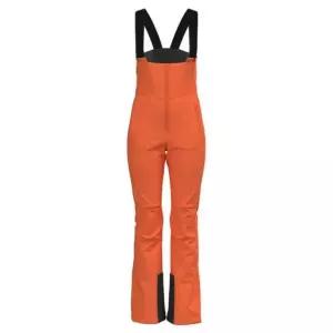 여성 스키 바지 슬림핏 팬츠 방한 보온 블랙 오렌지 멜빵 하의