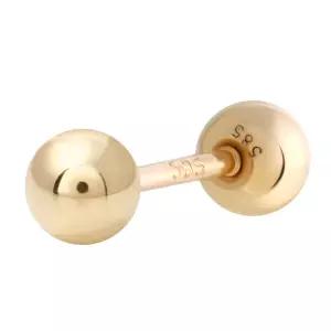 14K GOLD 베이직 3mm 골드 볼 금 피어싱