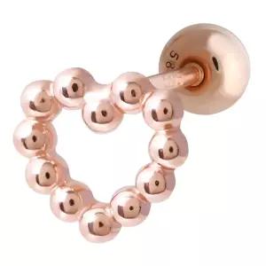 14K GOLD 버블하트 하트 볼 베이직 금 피어싱