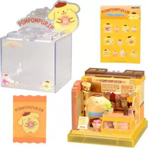 ROLOSO 귀여운 빌딩 블록 장난감 미니어처 세트 투명 디스플레이가 있는 재미있는 수집품 팬들을 위한 선물