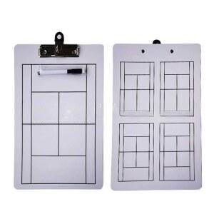 테니스 전술판 작전판 코치 코드 코트 게임 풋살 소형 LCD 밝은갈색