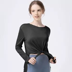 커버업긴팔티 요가복 힙커버 긴팔티셔츠 운동복 상의 여성