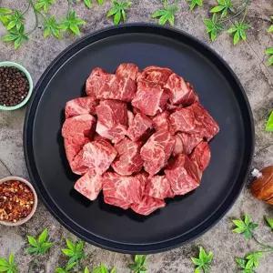 VGD 미국산 냉장 부채살 스테이크 찹스테이크 500g