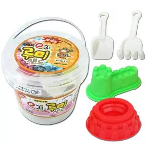 글로벌이지 루미샌드 내츄럴 1.5L 모래놀이 도구 4종포함