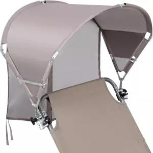 유니버설 체어 엄브렐러 캐노피 조절 가능한 클램프가 있는 UPF 50+ 선섀도 부착물은 대부분의 브랜드의