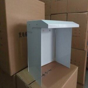 전기차 캐노피 충전기 커버 투명 빗물 700x500x250 전기차캐노피 가정용충전소