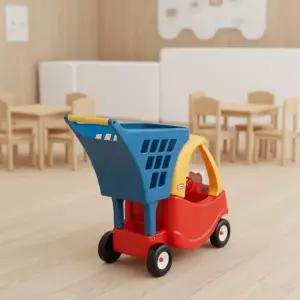 리틀타익스 코지쿠페 쇼핑카트 (레드) 시장 마트 장보기 역할놀이 걸음마 보조기 장난감