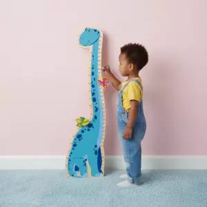에버어쓰 공룡키재기 자 벽걸이 원목 신장계 신체발달 키측정 차트 유아 어린이 가정용
