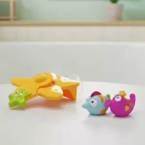 에스까보 점프대 목욕놀이 세트 물고기 인형 점핑 슈팅 말랑 소프트 욕조 장난감 베스토이