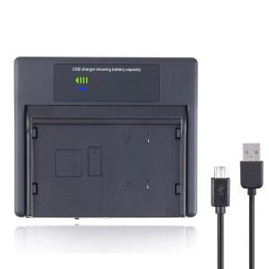 FOCUSFOTO LCD BATTERY CHARGER USB BN V18U BN V24U BN V22U BN V28U BN V11U BN V10U BN V20U BN V25U BN V12U TYPE JVC FOR BN V14U