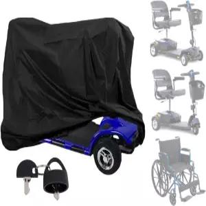 3-4륜 모빌리티 스쿠터 커버는 방수 야외용 휠체어 및 전동 커버 L48 *W22 *H38.2 무료 프라이드 이지 풀
