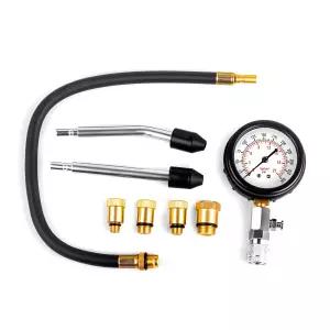 휴대용 보관 케이스가 있는 ZHSYMX 엔진 실린더 압축 테스터 키트 0-300 PSI 범위 범용 자동차 및