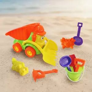 모래놀이 불도저 장난감세트 물놀이 중장비트럭 모양틀 삽 갈퀴 촉감놀이 흙장난 목욕도구