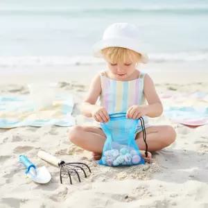 조개잡이 세트 모종삽 그물망 갈퀴 조개캐기 갯벌체험 텃밭가꾸기 해루질 어린이 (3p)