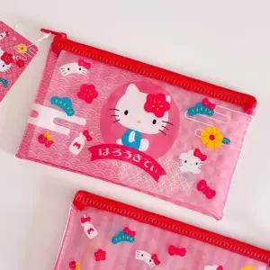 산리오 재팬스타일 헬로키티 와이드파우치