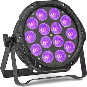 ZEMOJ 야외 무대 조명 방수 DMX DJ 파 캔 14x15W LED RGBW 스트로브 워시 업라이트 파티 극장 이벤트