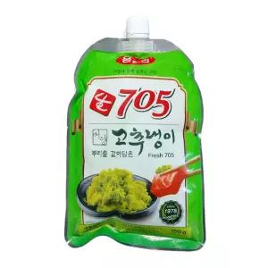 움트리 생 와사비 고추냉이 뿌리 소고기 삼겹살 고기 와사비장 700g