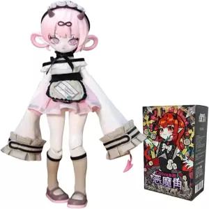 칼엠부 BJD 블라인드 박스 귀여운 악마 뿔 시리즈 볼 조인트 인형 관절이 달린 8.2인치 드레스업 생일