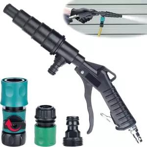 루르카 냉각수 시스템 플러시 건 레버 액션 히터 코어 키트 3/4인치 및 1/2인치 정원 호스 어댑터/차단