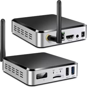 Geniatech APC329L Android 11.0 스마트 TV 박스 HD 4K HDMI 디지털 사이니지 플레이어 산업/상업용 광고