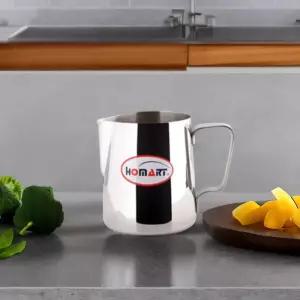 홈아트 스팀피쳐 350ml 눈금 계량 스팀피쳐 저그 우유거품기밀크저그