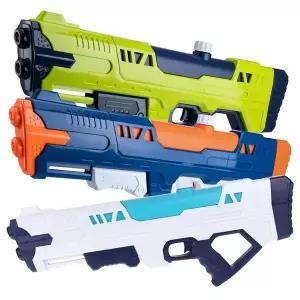 [키드아이템]더블샷 슈퍼 워터건(1p) 10M 장거리 듀얼분사 압축펌프 대형 어린이 물총