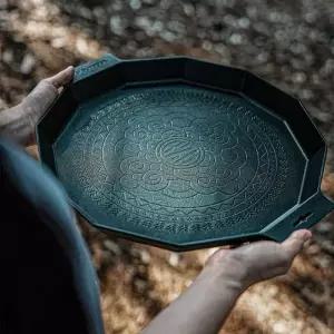 카즈미 캠핑 그리들 인덕션가능 가정용 야외용 냄비 디자인 팟