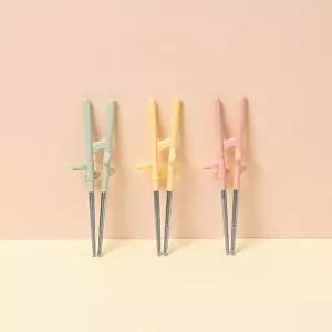 에디슨 에디슨 2단계 오른손 스텐 교정 젓가락 유아젓가락 어린이젓가락