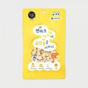 뉴알엑스 애견 노즈워크 간식 유산균 덴마크치즈 치즈트릿 19종 까망베르치즈 80g, 1