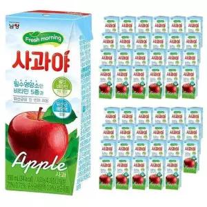 남양 사과 드링크 주스 음료수 190ml 24팩 2박스 GST
