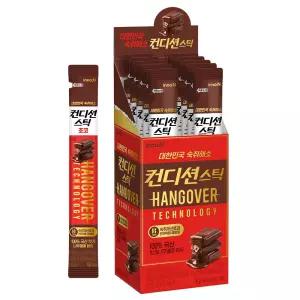 컨디션스틱 초코맛 18g x 400개 / 음주전후 숙취해소제 젤리스틱