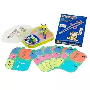 하트투하트 젓가락달인 유아동 교정젓가락질 교육용 학습교구 연습놀이 소근육발달