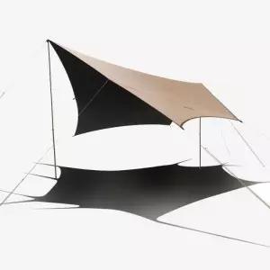 로고스 타프 헥사 캠핑용품 그늘막 천막 차박 베이지