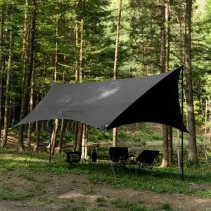 카즈미 캠핑 타프 와일드필드 헥사 블.랙코팅 그늘막 천막
