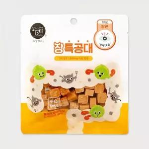 뉴알엑스 반려견 유산균 간식 가수 식이섬유 건강트릿 장특공대 당근 100g, 1개