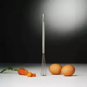 실리만 스테인리스 계란물 풀기 스틸 미니 삼각 거품기 1P