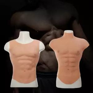 변장 코스튬 근육 실리콘 머슬수트 몸짱 페이크 바디슈트 남성용 파티
