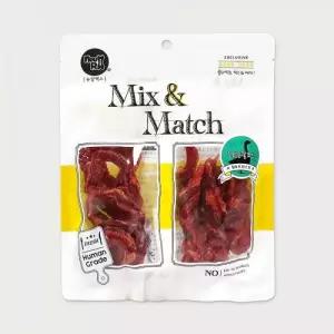 뉴알엑스 강아지 수제 오래먹는간식 믹스앤매치 링 트위스트 오리 순살코기 100g 1개