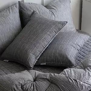 [셀러허브 1]해피니 엘레나 소프트마이크로 베개커버 (50x70cm) (그레이) (베개솜 별매) (47513141)