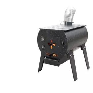 타는 난로 거꾸로 스토브 장작 소각로 주물 무쇠 아웃도어 펠렛 화목