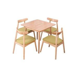 레저 테이블 사각 조합 원목 의자 식탁과 대형 순수 사각형 식탁 소형