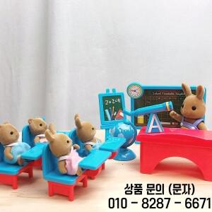 14세 이상 장난감 1:12 인형 집 가구 미니어처 교실 병원 버거 숲 동물 몬테소리 소녀