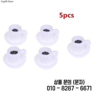 5개/몫 0.9cm 주방 인형 액세서리 Dollhouse 미니 커피 컵 룸 음식 홈 Decors